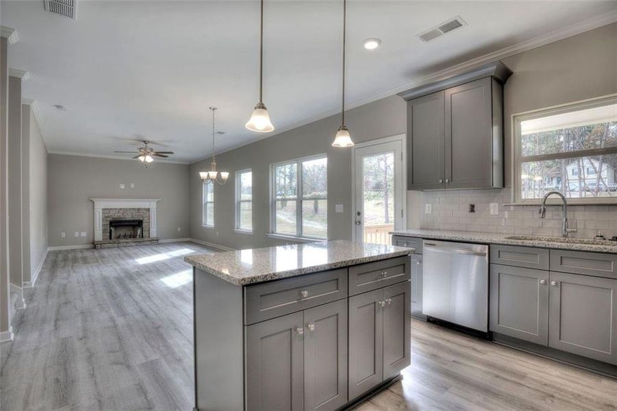 Furnished interior view inside a new home in , Cartersville (Image 4). Furnished interior view inside a new home in , Cartersville (Image 4).