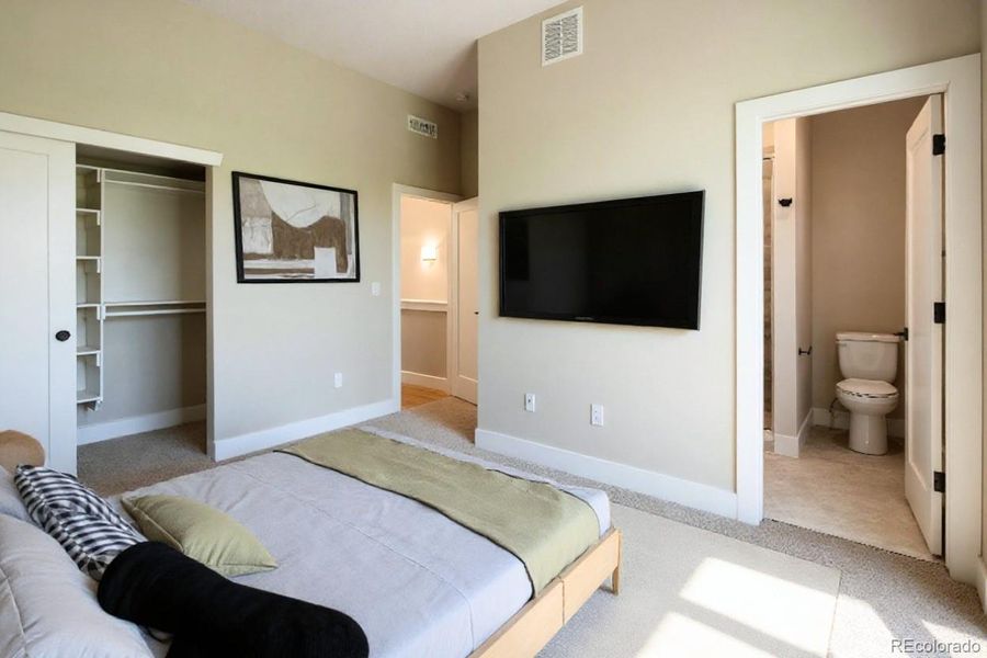 Furnished interior view inside a new home in , Denver (Image 8).