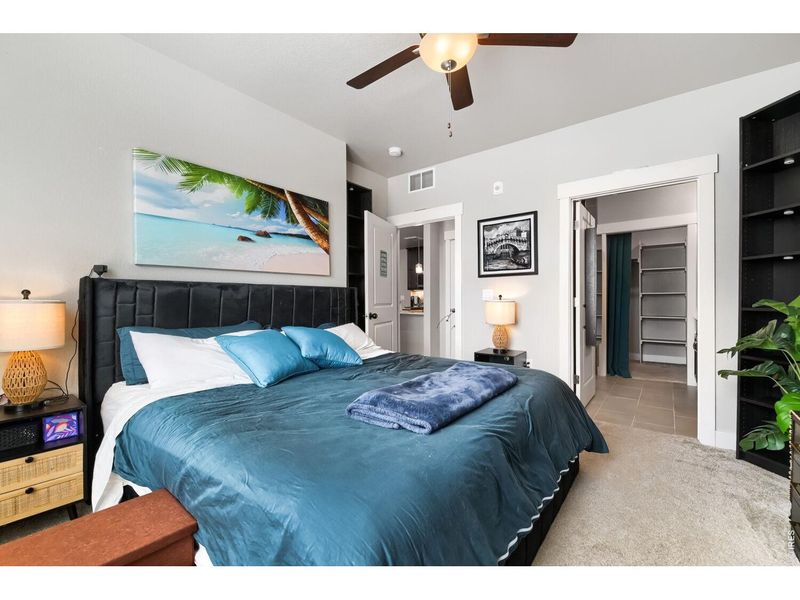 Furnished interior view inside a new home in Highlands at Fox Hill - The Flats, Longmont (Image 11).