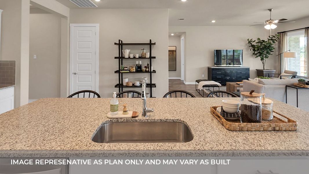 Furnished interior view inside a new home in Rosenbusch Ranch, Leander (Image 17).