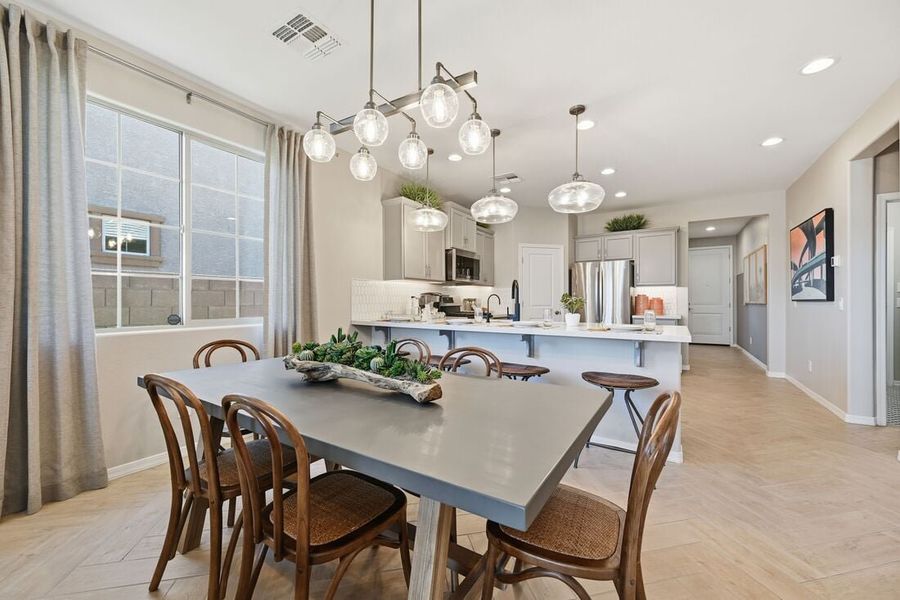 Representative furnished interior of a home built from the Harlow by Taylor Morrison in La Mira Discovery Collection, Mesa (Image 15).