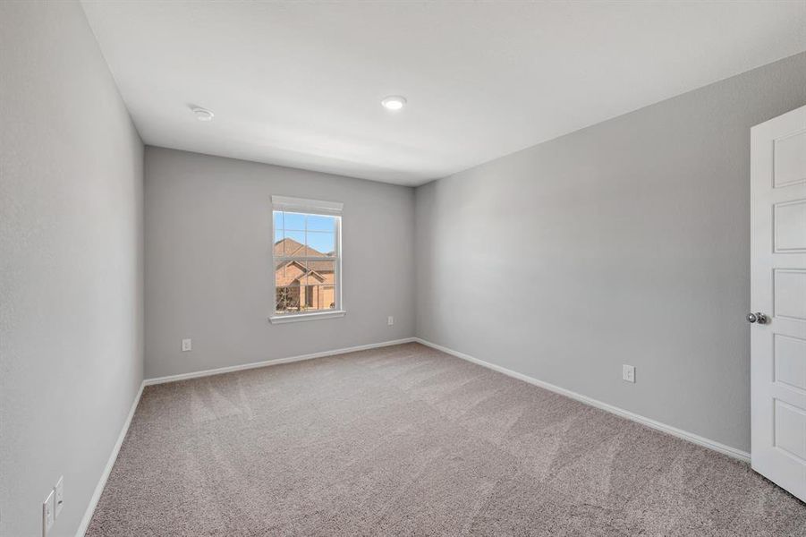 Spacious, unfurnished interior of a new home in The Preserve, Justin (Image 23).