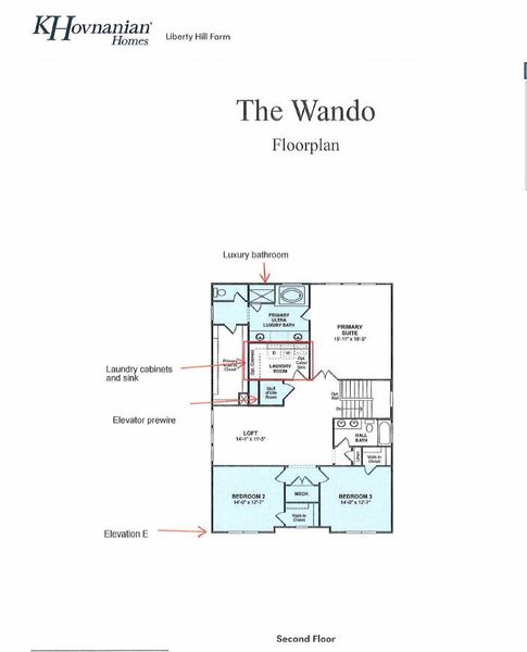 2D floor plan layout of this home in Liberty Hill Farm, Mount Pleasant, SC (Image 3). 2D floor plan layout of this home in Liberty Hill Farm, Mount Pleasant, SC (Image 3).