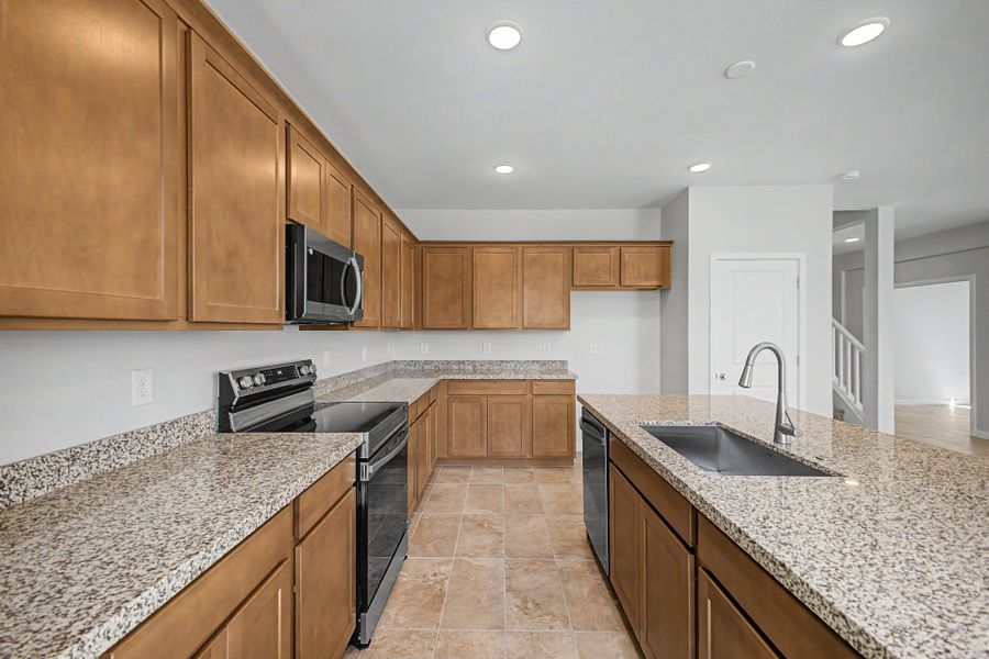 Furnished interior view inside a new home in Wildera, San Tan Valley (Image 3).