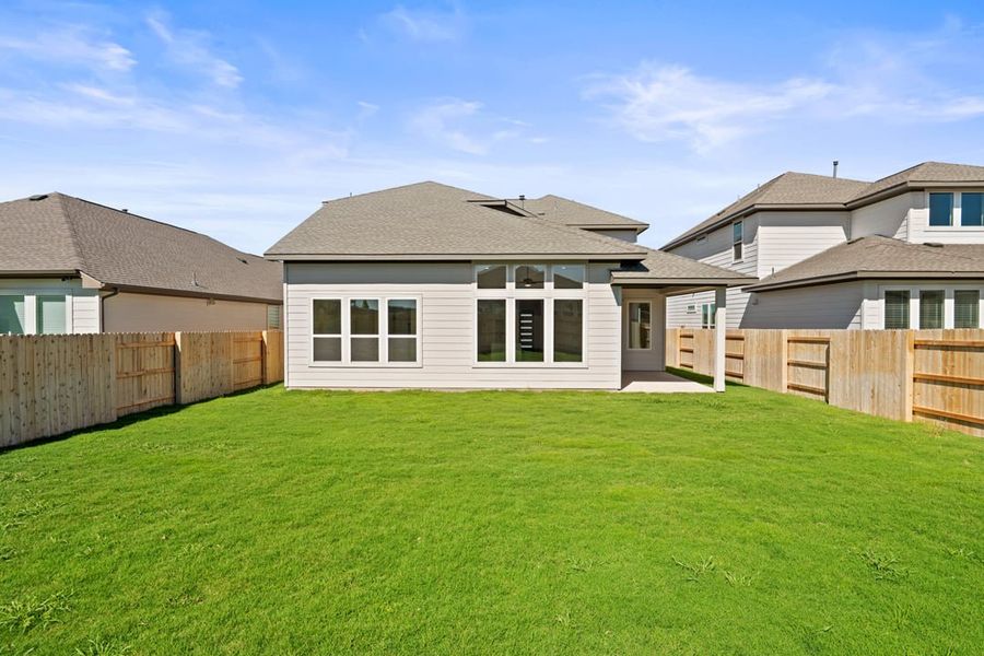Exterior details and patio area of a home in Park Collection At Park Central, Georgetown (Image 23). Exterior details and patio area of a home in Park Collection At Park Central, Georgetown (Image 23).