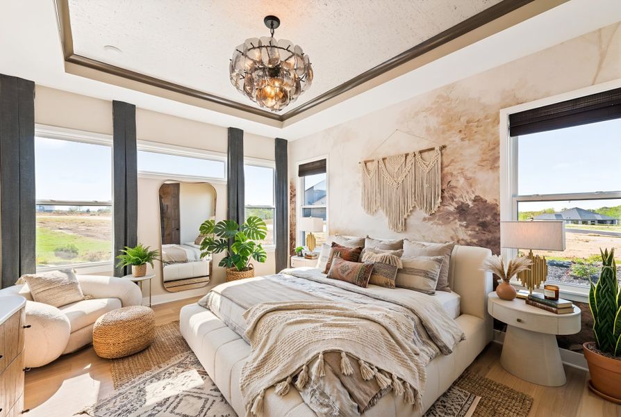 Furnished interior view inside a new home in Hidden Fields, Hoschton (Image 13).