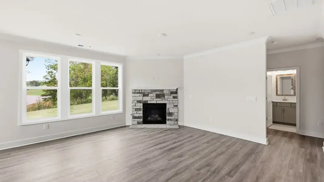 Spacious, unfurnished interior of a new home in Spring Ridge Reserve, Anderson (Image 28). Spacious, unfurnished interior of a new home in Spring Ridge Reserve, Anderson (Image 28).