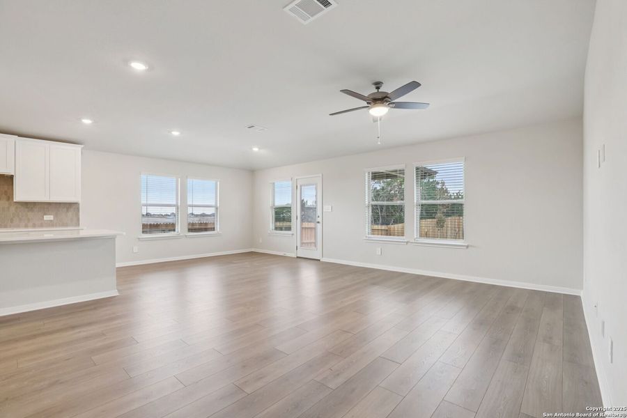 Spacious, unfurnished interior of a new home in Legendary Trails - Classic Series, Cibolo (Image 27).