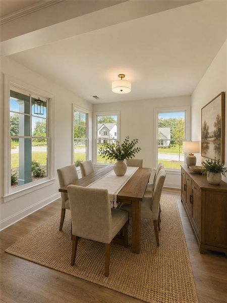 Furnished interior view inside a new home in Adams Estates, Winder (Image 30).