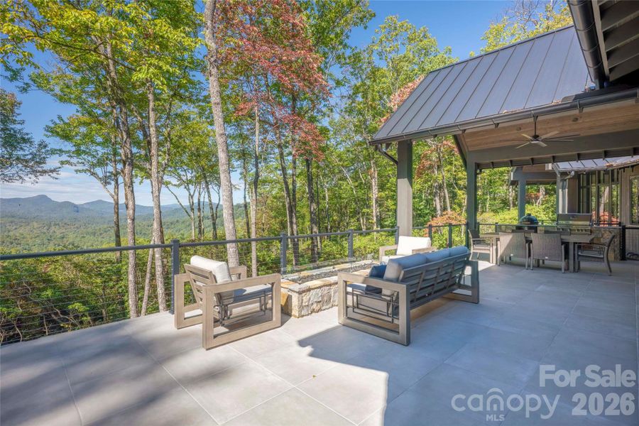 Exterior details and patio area of a home in , Sapphire (Image 20).