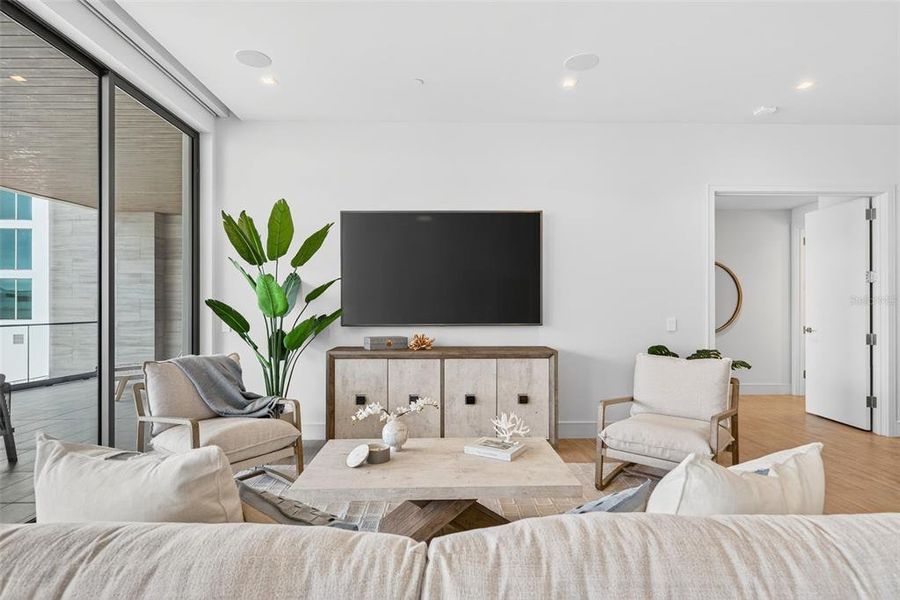 Furnished interior view inside a new home in , Longboat Key (Image 8).