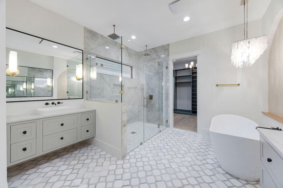 Furnished interior view inside a new home in , Houston (Image 13).