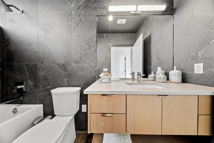 Furnished interior view inside a new home in , Austin (Image 25).