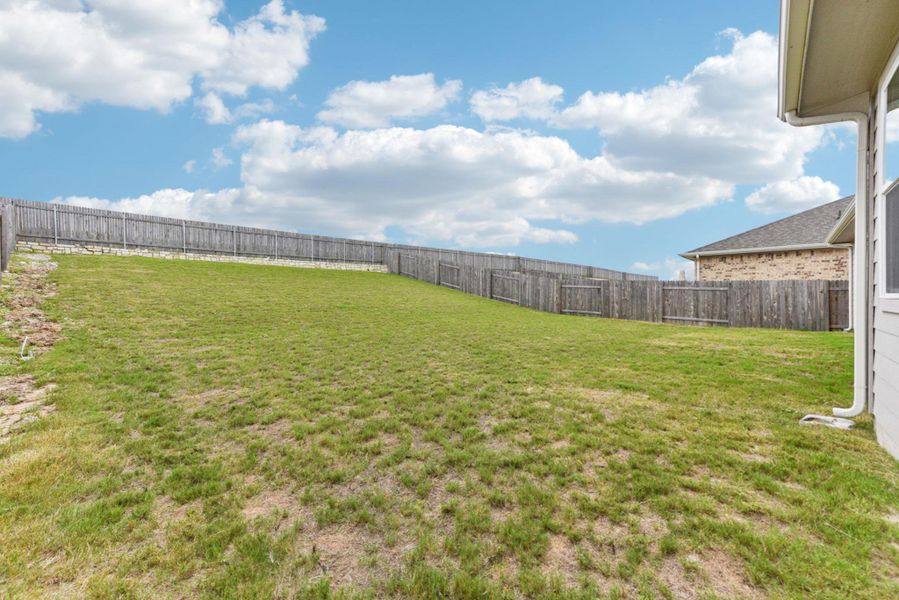 Full sod & full irrigation