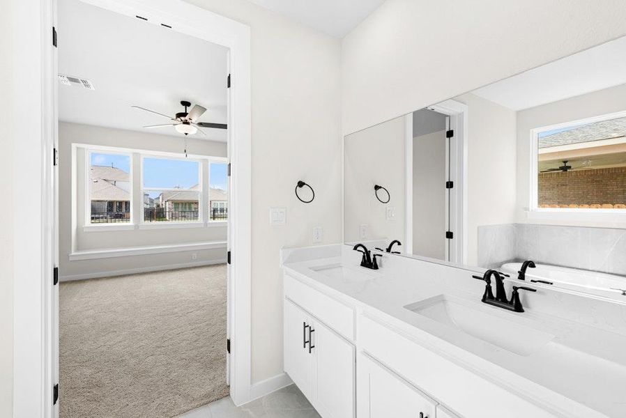 Furnished interior view inside a new home in University Heights, Round Rock (Image 12). Furnished interior view inside a new home in University Heights, Round Rock (Image 12).