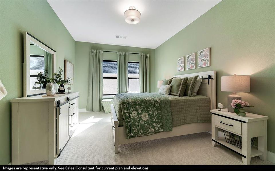 Furnished interior view inside a new home in Green Meadows, Celina (Image 25).