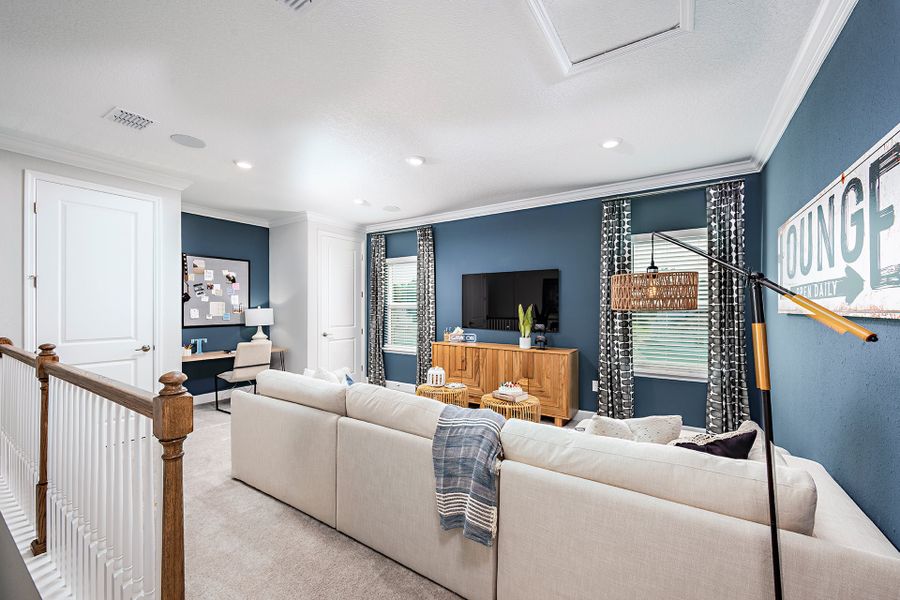 Furnished interior view inside a new home in Headwaters at Lofton Creek, Yulee (Image 25).