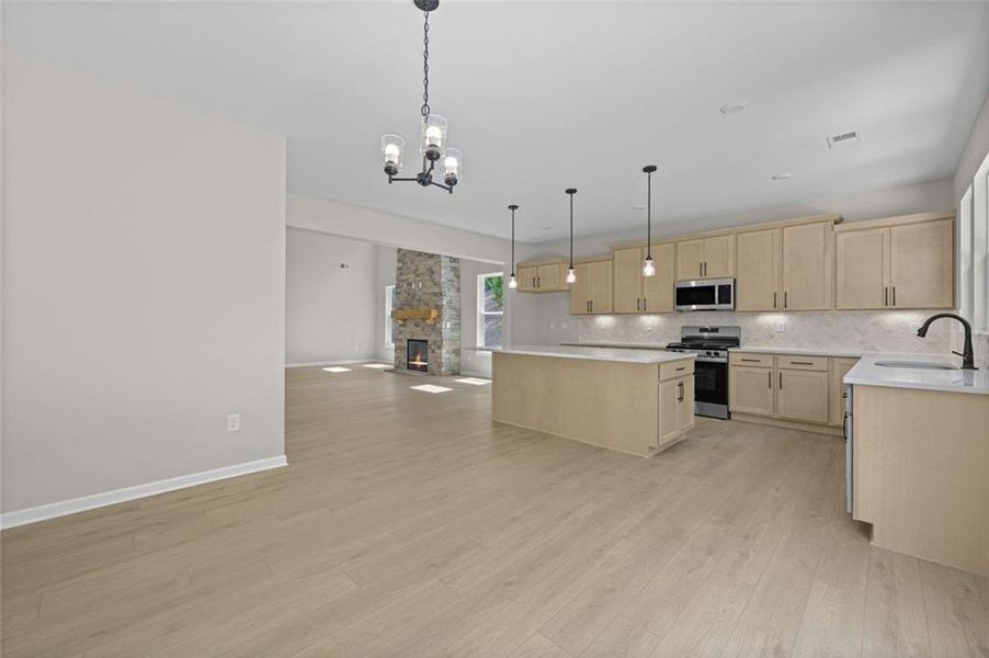 Furnished interior view inside a new home in Easton Park, Dallas (Image 13). Furnished interior view inside a new home in Easton Park, Dallas (Image 13).
