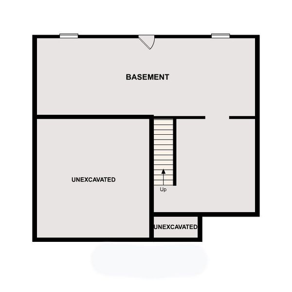 2D floor plan layout of this home in Arrowhead By The Lake, Lizella, GA (Image 4).