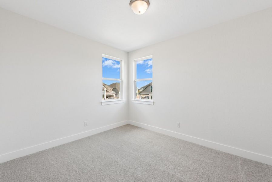 Spacious, unfurnished interior of a new home in Blackhawk, Pflugerville (Image 39).