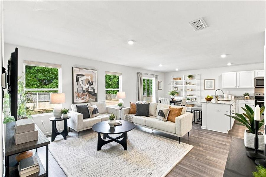 Furnished interior view inside a new home in Kingston Park, Kingston (Image 12).