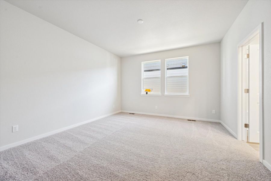 A room with white walls.