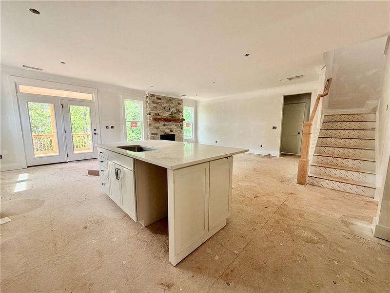 In-progress construction of a new home in Arbor West, Dawsonville, GA (Image 16).