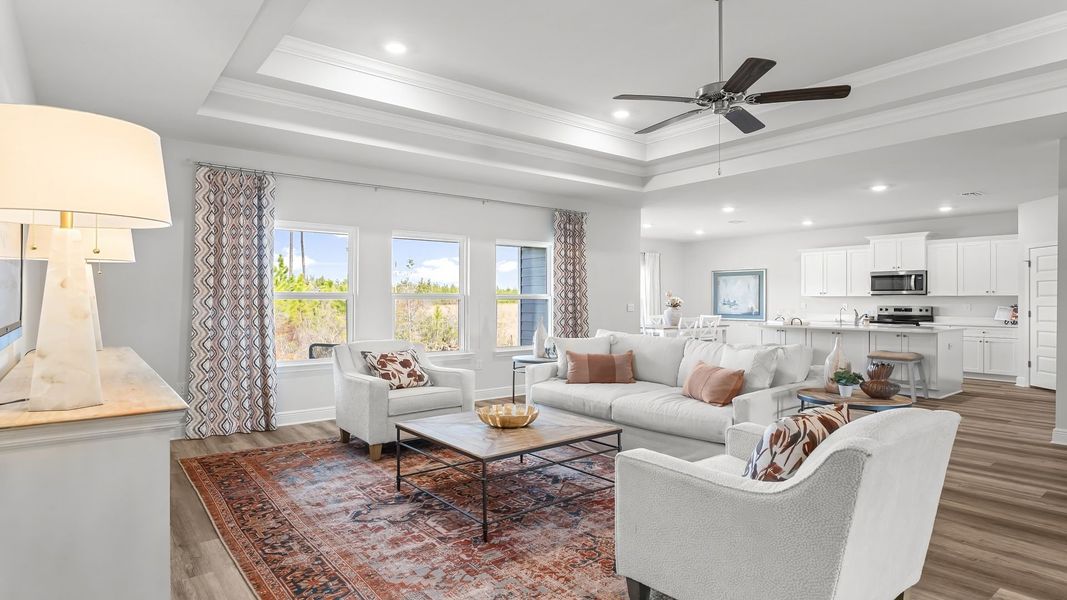 Furnished interior view inside a new home in Liberty, Panama City (Image 15).