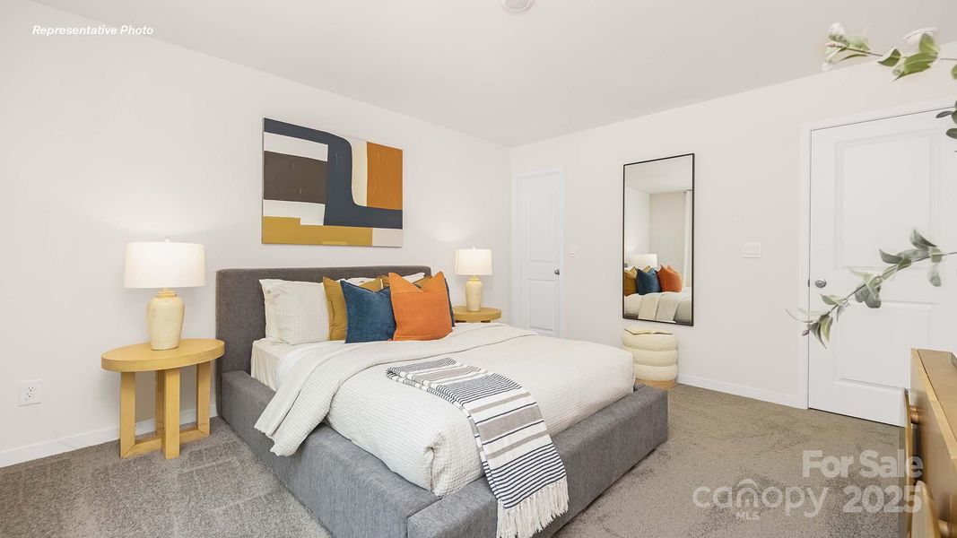 Furnished interior view inside a new home in The Hamptons at Hickory, Hickory (Image 9).