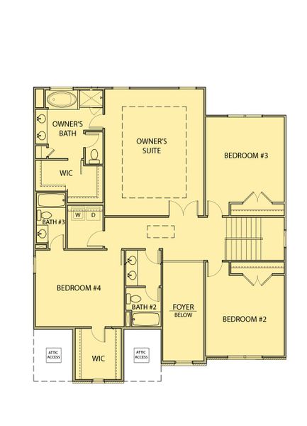 2D floor plan layout for the Alexander by Kerley Family Homes in Carter Grove, Cartersville, GA (Image 4). 2D floor plan layout for the Alexander by Kerley Family Homes in Carter Grove, Cartersville, GA (Image 4).