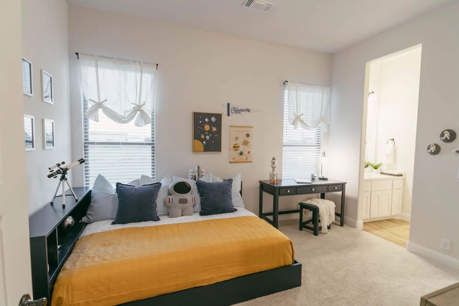 Representative furnished interior of a home built from the Victoria by Stonehollow Homes in Sister Grove II, Van Alstyne (Image 8). Representative furnished interior of a home built from the Victoria by Stonehollow Homes in Sister Grove II, Van Alstyne (Image 8).