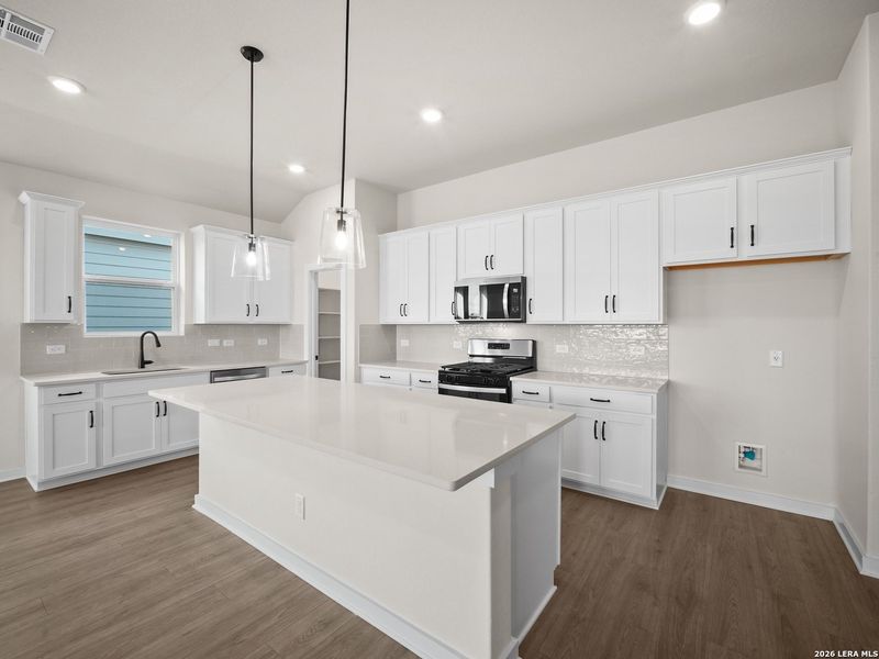 Furnished interior view inside a new home in Morgan Meadows, San Antonio (Image 5).