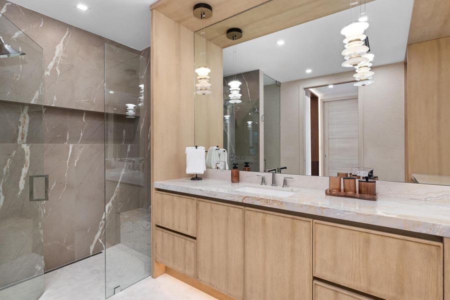 Furnished interior view inside a new home in , Boca Raton (Image 15). Furnished interior view inside a new home in , Boca Raton (Image 15).