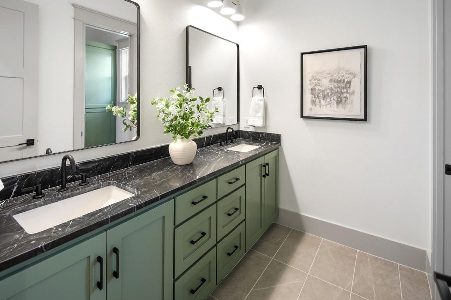 Furnished interior view inside a new home in , Bryan (Image 40).