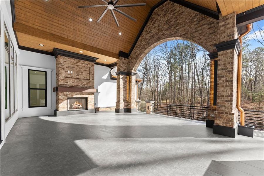 Exterior details and patio area of a home in , Loganville (Image 49). Exterior details and patio area of a home in , Loganville (Image 49).