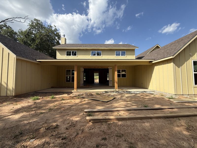 In-progress construction of a new home in Monarch Manor, Poolville, TX (Image 27).
