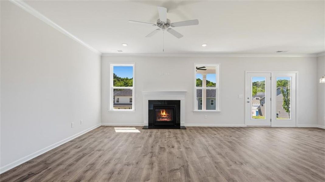 Spacious, unfurnished interior of a new home in The Gates at Pates Creek, Hampton (Image 17). Spacious, unfurnished interior of a new home in The Gates at Pates Creek, Hampton (Image 17).