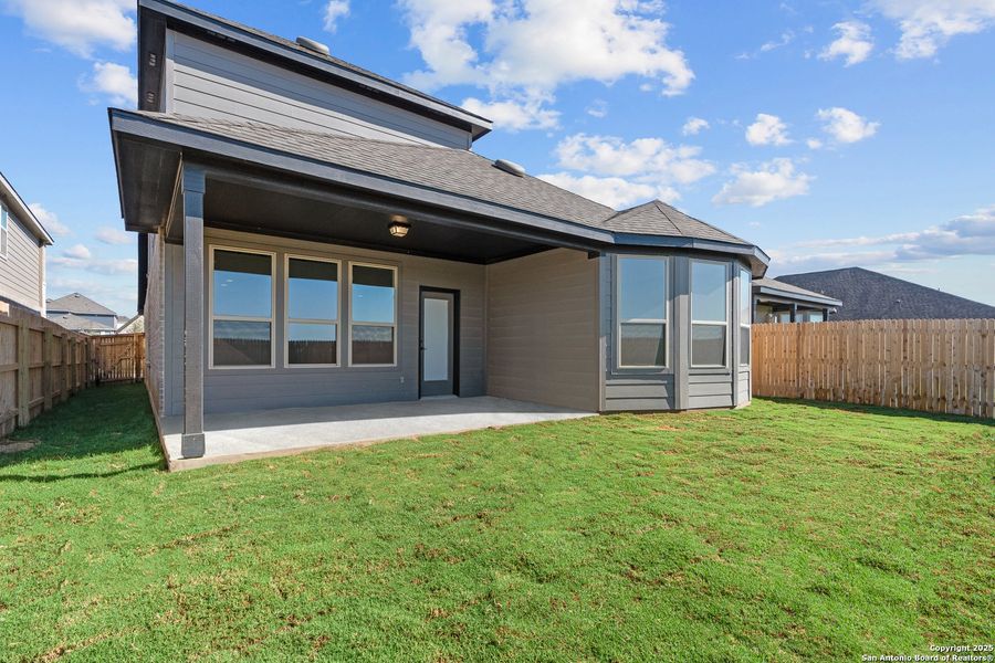Exterior details and patio area of a home in Bison Ridge, San Antonio (Image 3). Exterior details and patio area of a home in Bison Ridge, San Antonio (Image 3).
