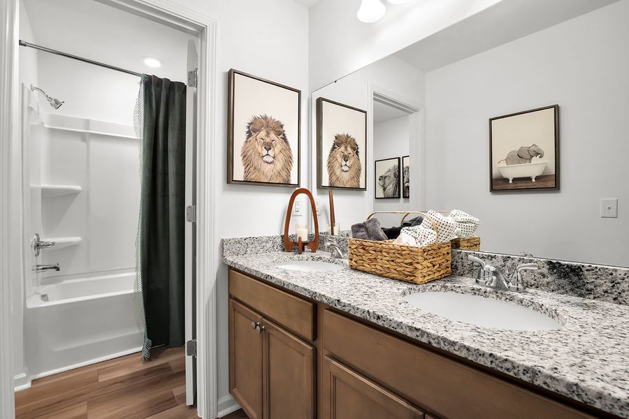 Representative furnished interior of a home built from the Meriwether - Genesis Value Collection by Mungo Homes in Bluefield, Lexington (Image 11).