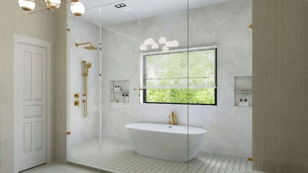 Furnished interior view inside a new home in , Houston (Image 13).