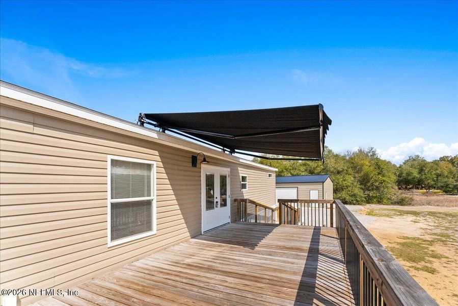 Exterior details and patio area of a home in , Keystone Heights (Image 36). Exterior details and patio area of a home in , Keystone Heights (Image 36).