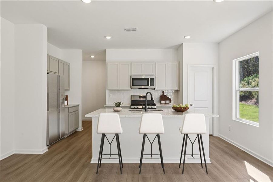 Furnished interior view inside a new home in , Locust Grove (Image 7).