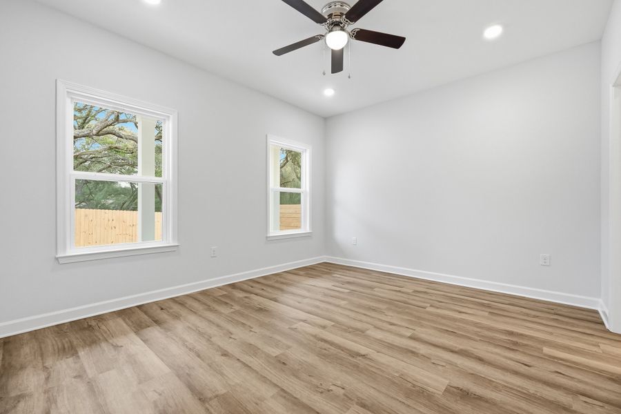 Spacious, unfurnished interior of a new home in Live Oak Cottages, Freeport (Image 37). Spacious, unfurnished interior of a new home in Live Oak Cottages, Freeport (Image 37).