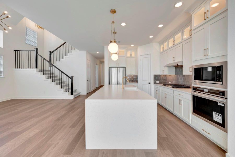 Furnished interior view inside a new home in Brookewater 55’ Homesites, Rosenberg (Image 6).