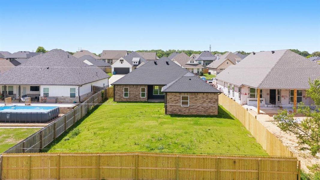 Exterior details and patio area of a home in , Bullard (Image 4). Exterior details and patio area of a home in , Bullard (Image 4).