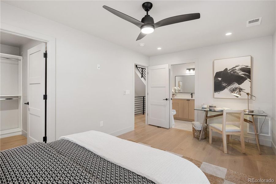 Furnished interior view inside a new home in , Denver (Image 33).