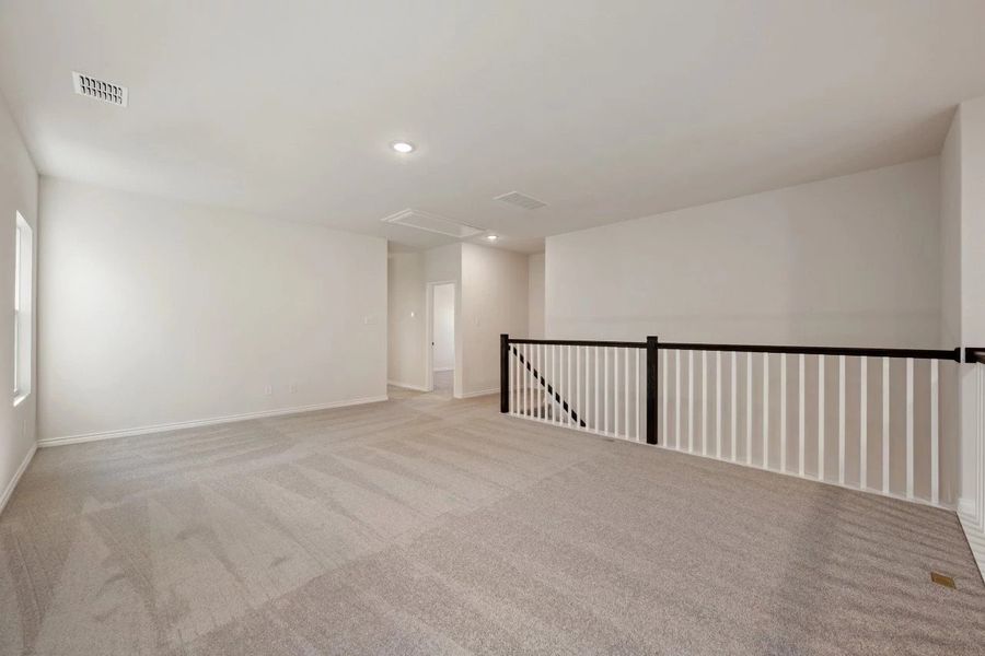Spacious, unfurnished interior of a new home in Lariat, Liberty Hill (Image 43). Spacious, unfurnished interior of a new home in Lariat, Liberty Hill (Image 43).