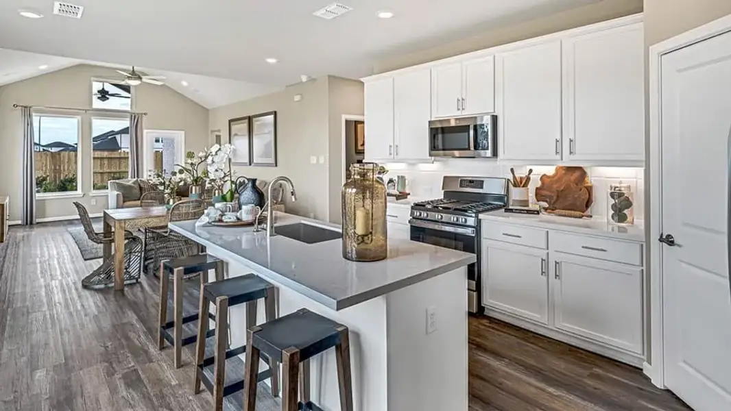 Furnished interior view inside a new home in Trillium, Richmond (Image 8).
