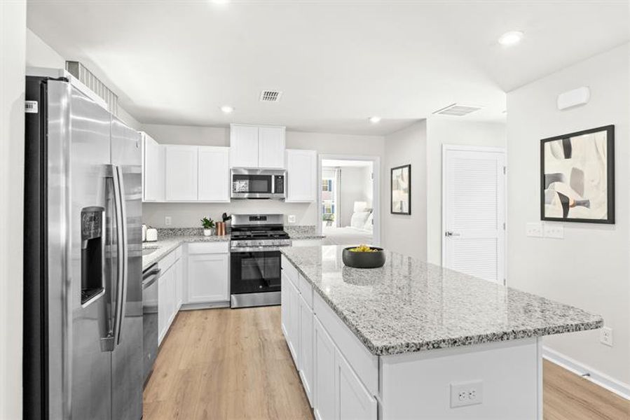 Representative furnished interior of a home built from the Reese by Ryan Homes in Middle Creek Village Single Family Homes, Bolivia (Image 20).