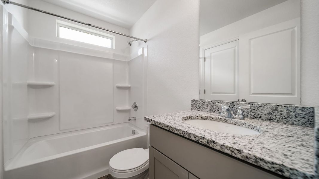 Furnished interior view inside a new home in Banning Lewis Ranch, Colorado Springs (Image 9).